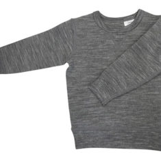 Babu Merino Fleece Sweatshirt Grey